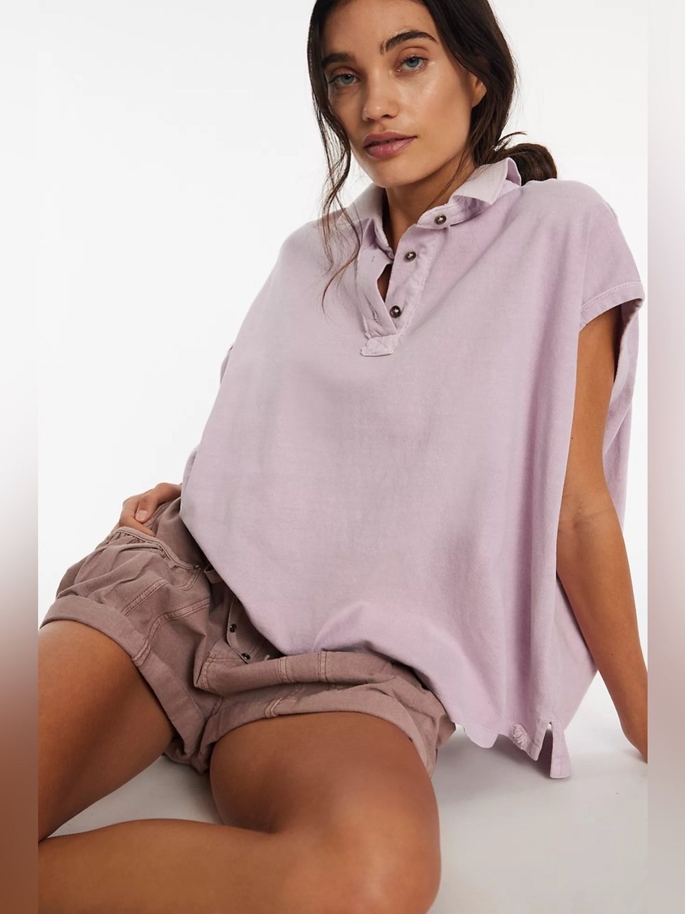 NWT! Free People We The Free Keep On Polo Sz Small